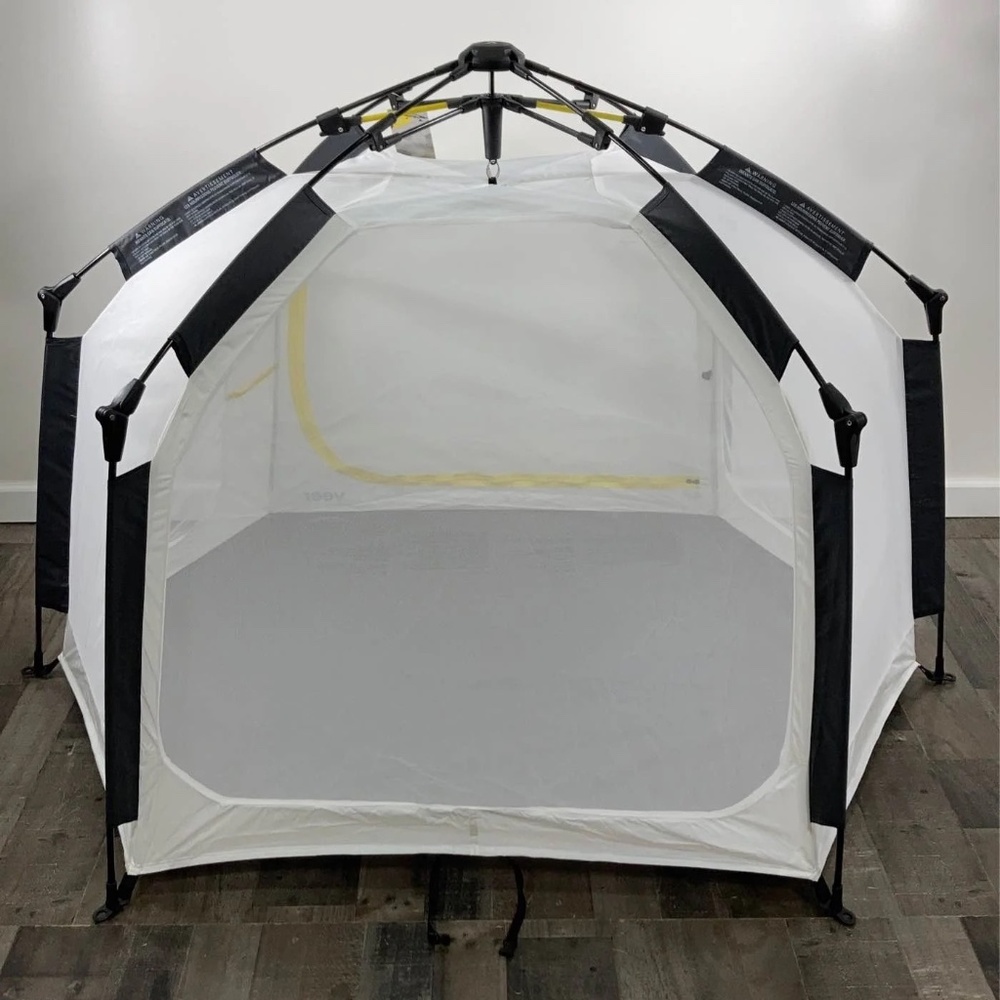 Veer Basecamp Outdoor Tent in White and Yellow - Picture 2 of 4
